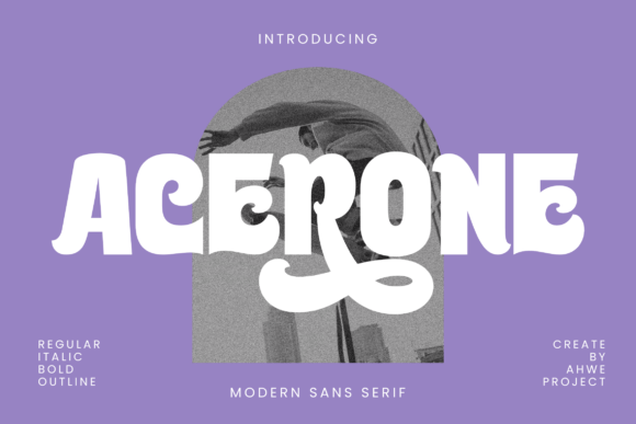 Acerone Font Review: A Playful Display Typeface for Campaign Design