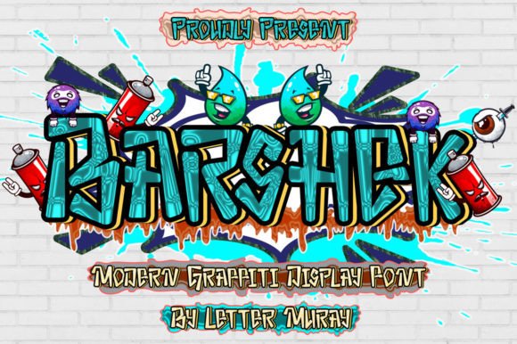 Barshek Font Brings Street Art Energy to Web Design