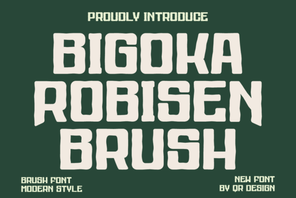 Bigoka Robisen Brush: Bold Display Font for Campaigns That Work