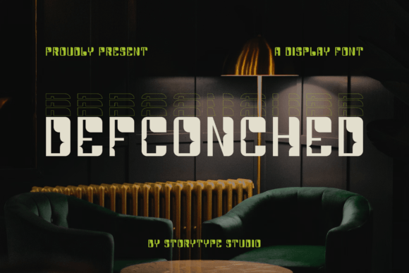 Defconched: A Serif Display Font with Modern Elegance
