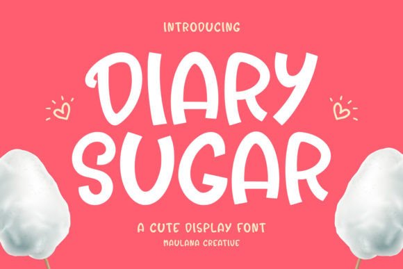 Diary Sugar: A Playful Display Font for Editorial Design