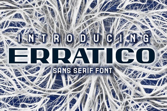 Erratico: A Bold Sans Serif Display Font for Web Designers