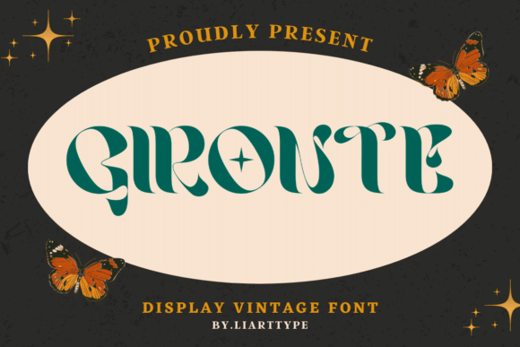 Gironte: A Retro Display Font That Elevates Small Business Branding