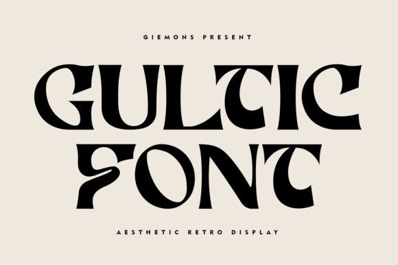 Gultic Display Font: A Bold Choice for Web Design and Digital Branding