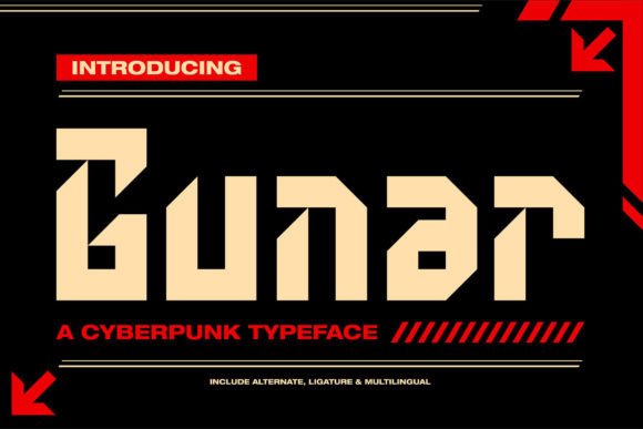 Gunar: A Quirky Display Font for Bold Campaigns