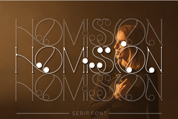 Homission Font: A Bold Display Typeface for Editorial Design