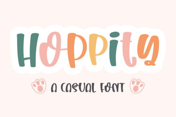 Hoppity: A Playful Display Font That Makes Campaigns Unforgettable