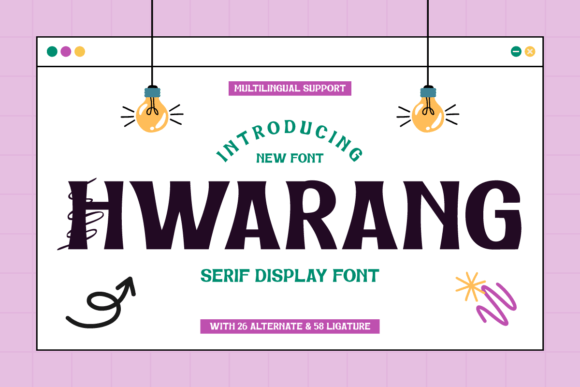 Hwarang Font: Shaping a Brand Identity with a Display Typeface