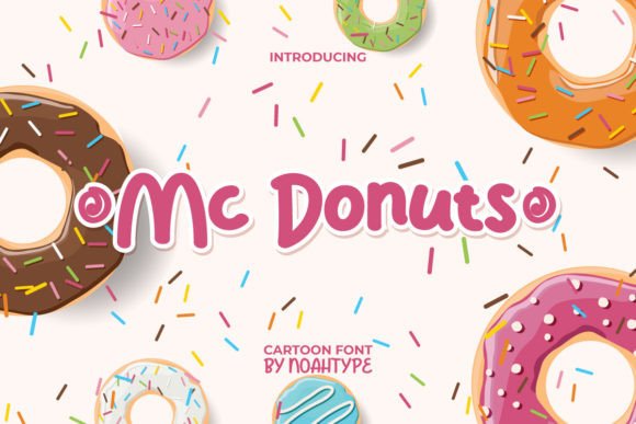Mc Donuts: A playful display font for memorable brand moments