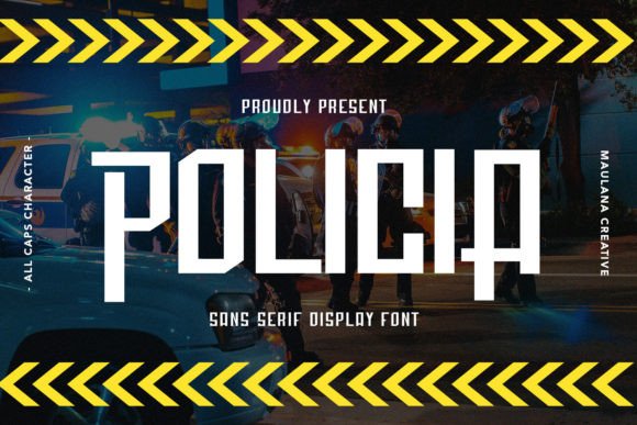 Policia Font Brings Bold Personality to Your Handmade Products
