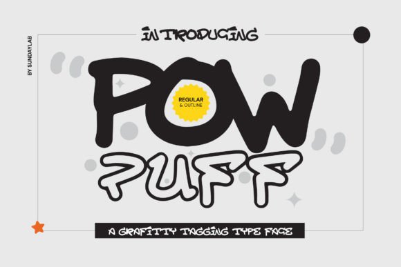 Powpuff: A Bold Display Typeface for Digital Design