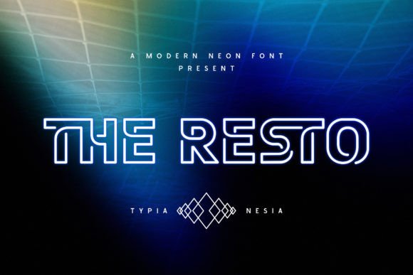 Reviewing The Resto: A Neon-Inspired Display Font That Brings Editorial Personality to Life