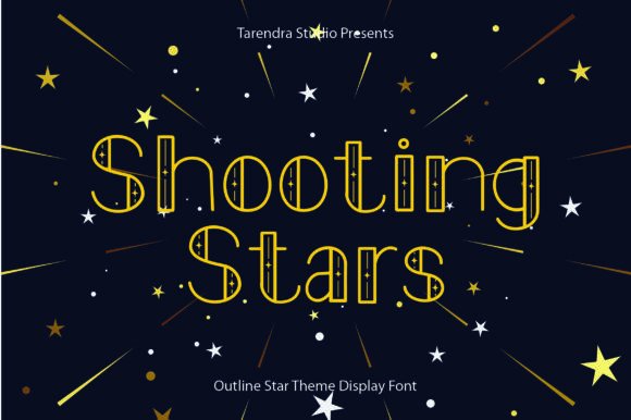 Shooting Stars Font: A Fun Branding Upgrade for Small Businesses