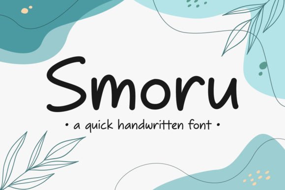 Smoru: A Handwritten Display Font for Fast Campaign Workflows