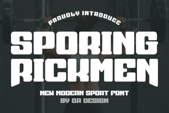 Sporing Rickmen: A Display Font for Bold Editorial Storytelling
