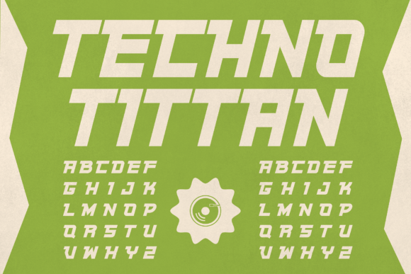 Techno Titan: A Display Font That Commands Attention in Web Design