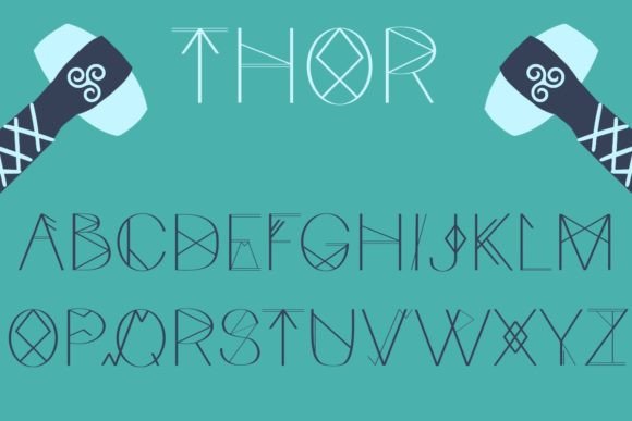 Thor Font: A Bold Display Typeface for Editorial Design