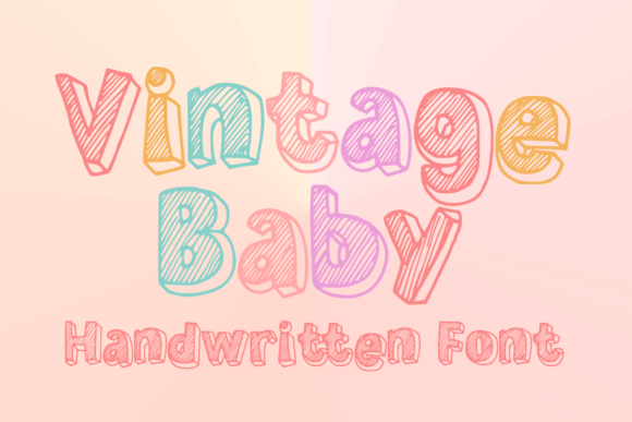 Vintage Baby: A Handwritten Display Font for Web Designers